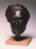 Face - Award winning bronze - original for sale