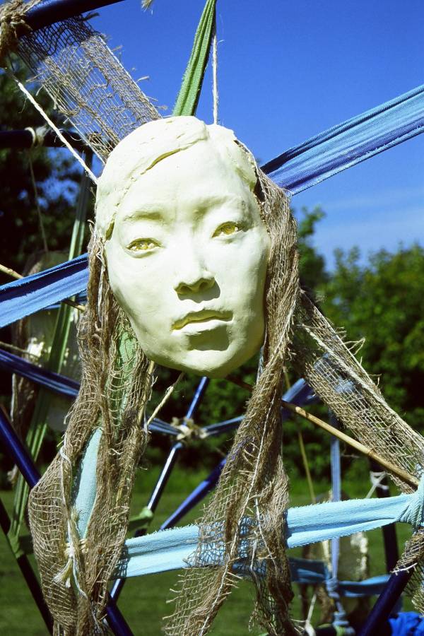 Dreamcatcher Tribe - temporary monumental outdoor sculpture