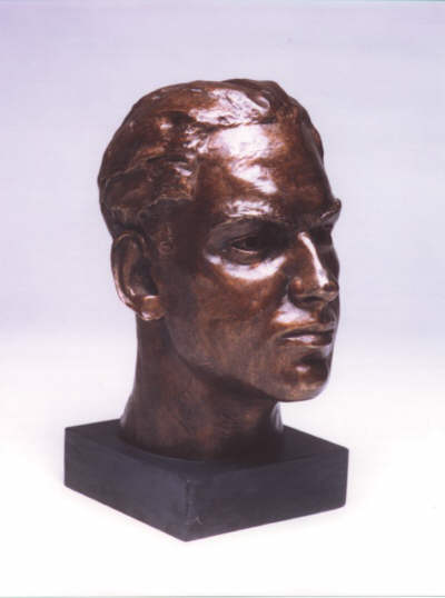 Peter Schouten - Lifesize bronze by Laury Dizengremel