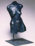 Blue Torso - bronze (front view)