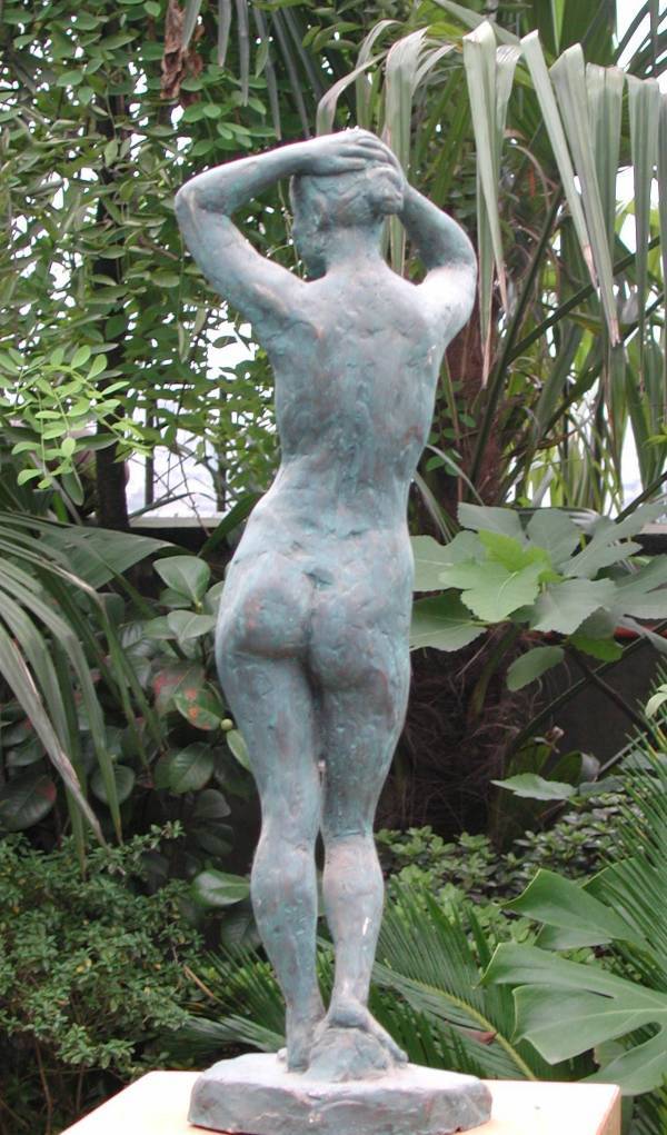 Another view of Nude sculpture