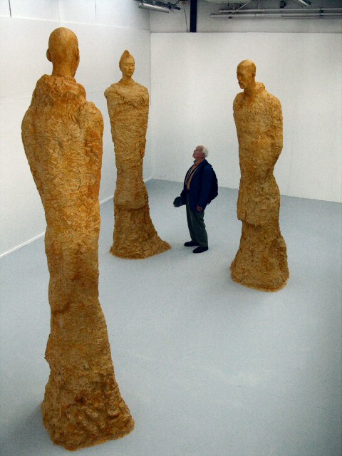 My father was struck by the sheer size of my trio of monumental statuary