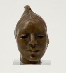 Miniature bronze bust of one of my original Artists of the Silk Road series